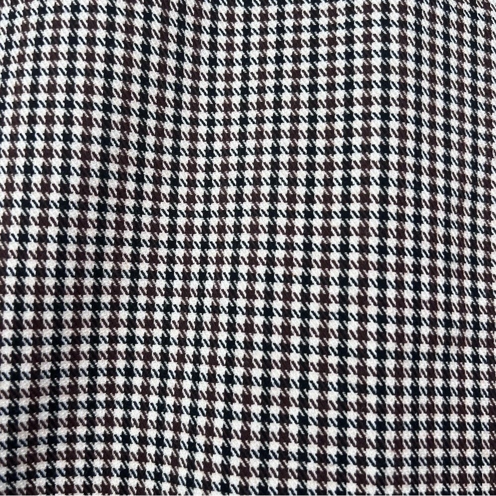 Hem & Thread Houndstooth Button Front Shirt Jacke… - image 3